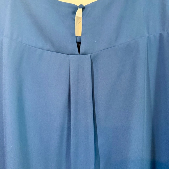 Blue RETHM+ 2XL Sheath-style dress with great pleated ruffle details-New, never - Picture 6 of 7